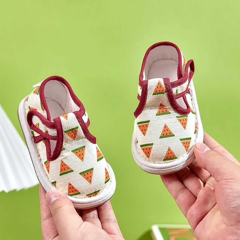 儿童手工千层底布鞋1-7岁3女宝宝老北京学步男童软底单鞋春秋A71