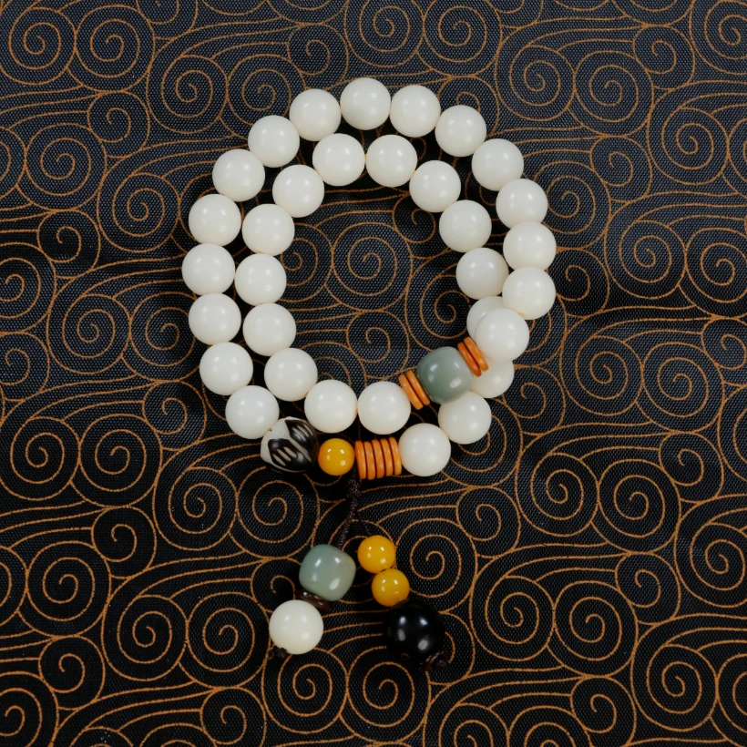 圆珠双圈男女士盘玩菩提子菩提根手串11mm-mg073