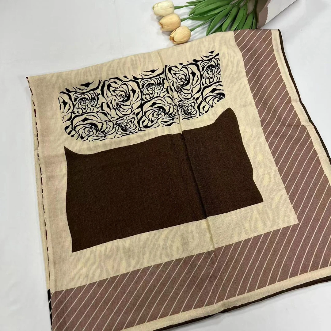 110丝毛方巾-可译 106cm丝巾