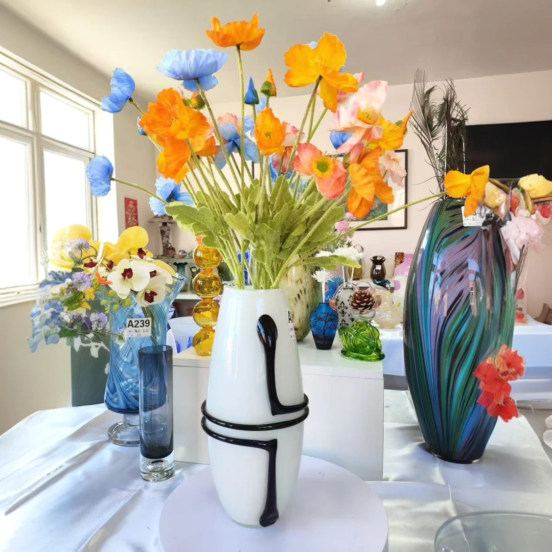 简约大气手工花瓶摆客厅餐厅办公室高级漂亮