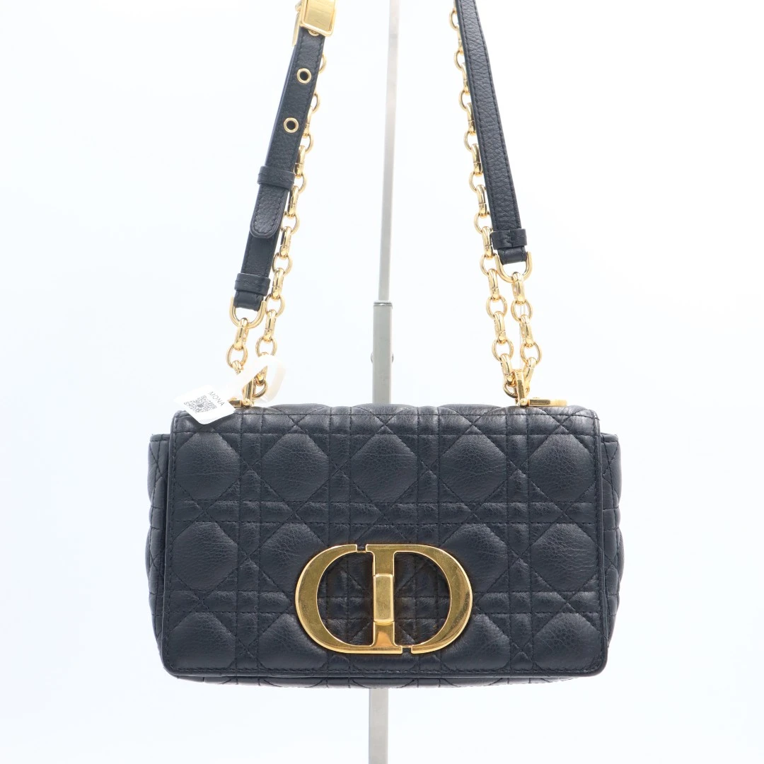 99新 DIOR/迪奥 【晶晶专属】caro小号黑金 /97新/JM8975
