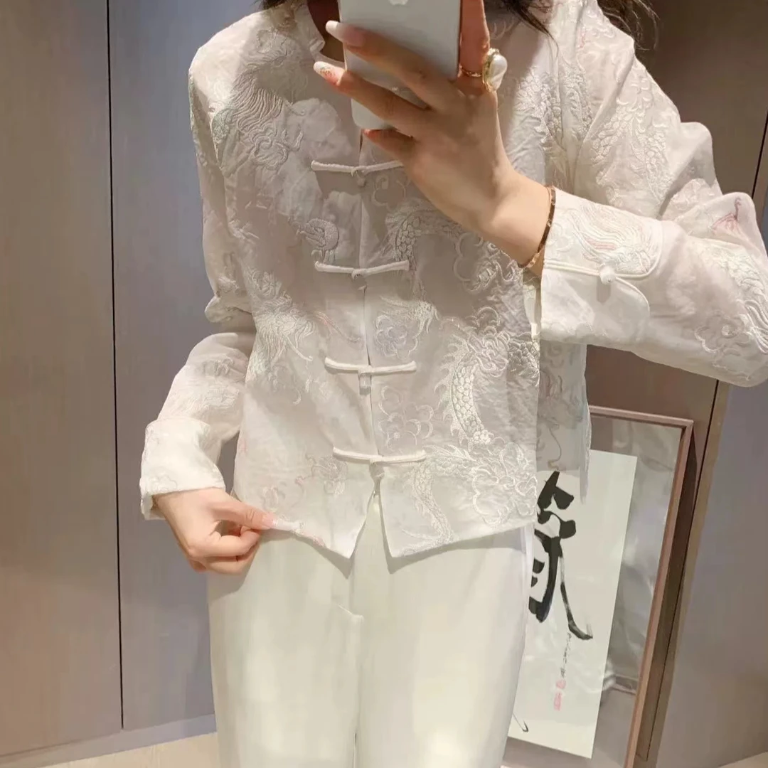 新中式国风外套绣花