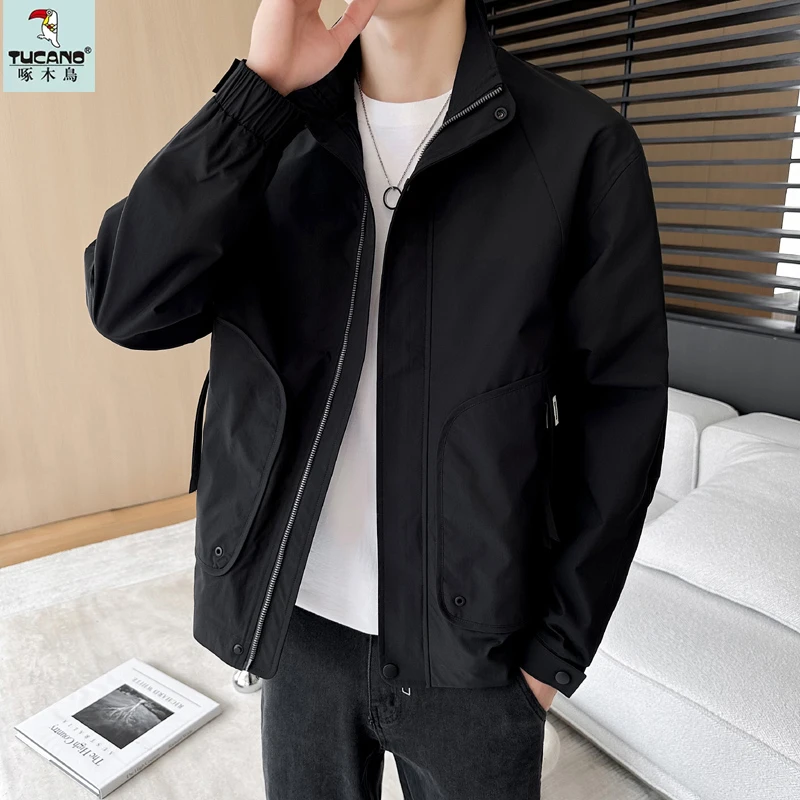 TUCANO/啄木鳥春秋季外套男高级感新款夹克潮流百搭休闲上衣外套