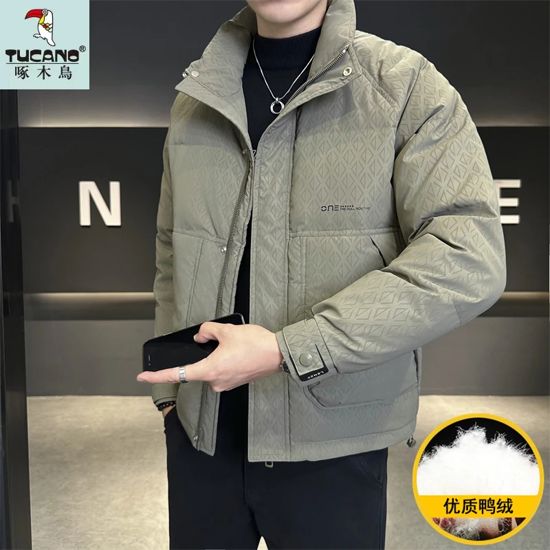 TUCANO/啄木鳥2025冬季新款鸭绒羽绒服立领时尚帅气加厚保暖外套