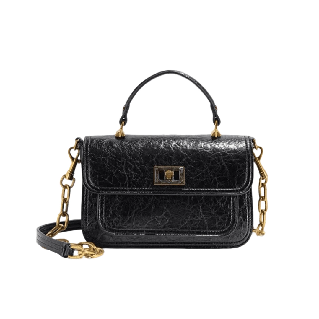 CLEVER&KETCH手提小方包2025新款时尚复古百搭小众单肩斜挎包女