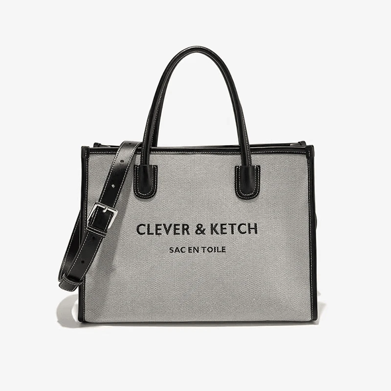 CLEVER高级感托特包包女2024新款大容量通勤手提大包包女