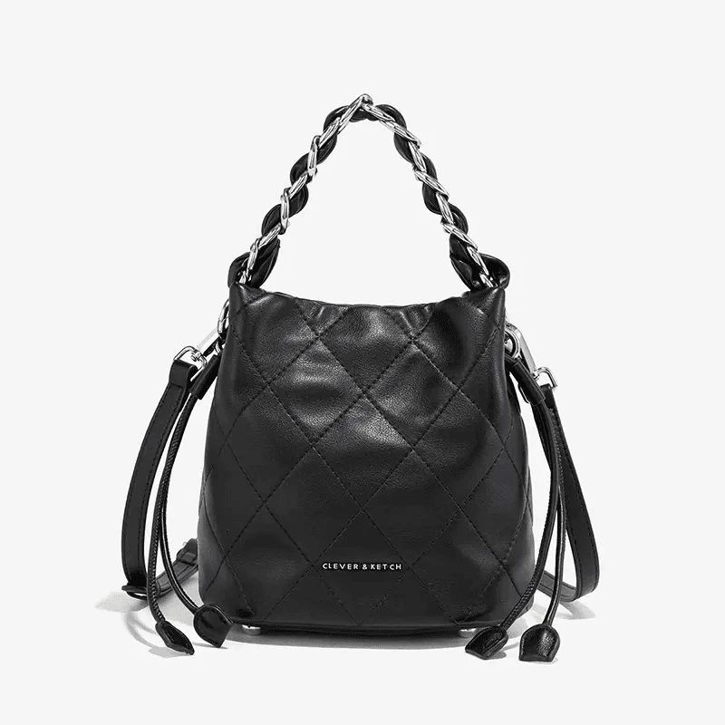 CLEVER&KETCH2025新款斜挎包小众设计夏天单肩包女款水桶包