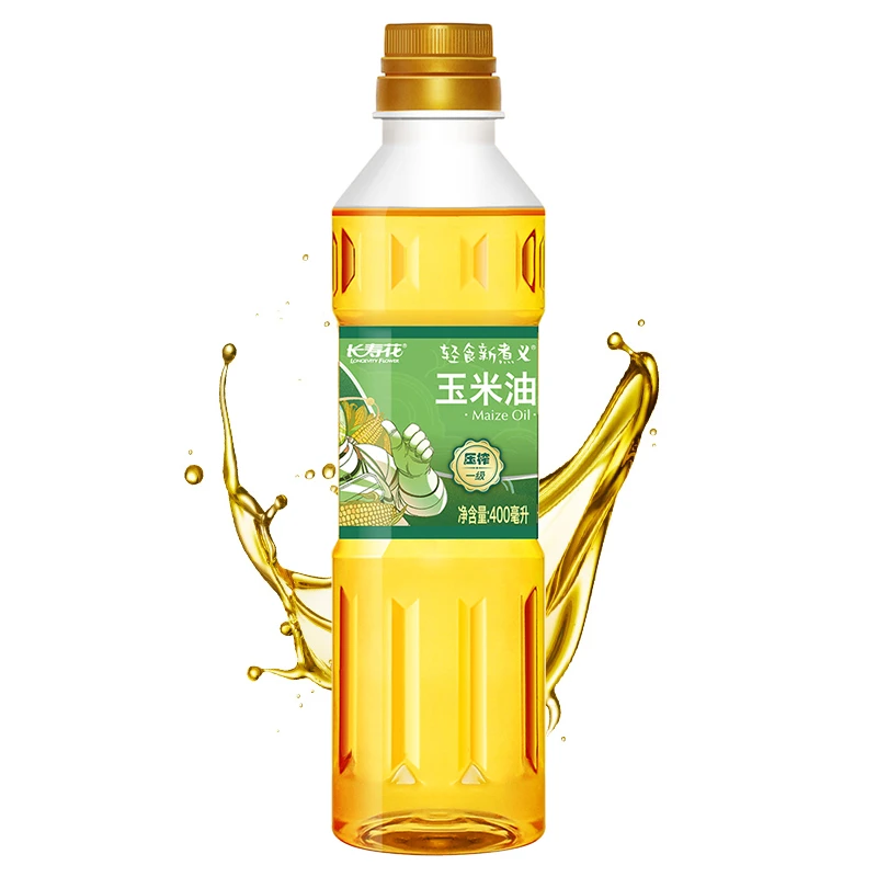 【主播专属】长寿花轻食玉米油400ml非转基因物理压榨家用食用油