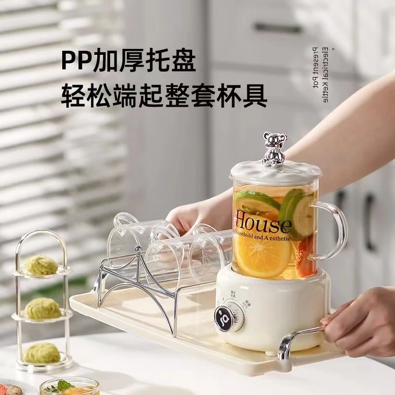 M834多功能电热杯养生杯养生壶迷你花茶壶办公室电炖杯玻璃壶