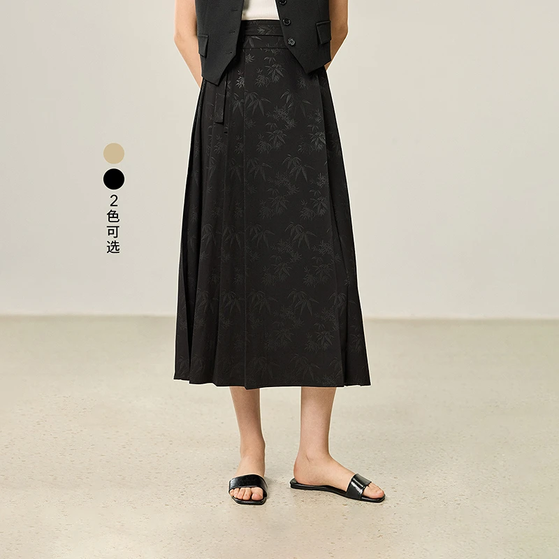 LILY2024秋新款女装半身裙124329C6943