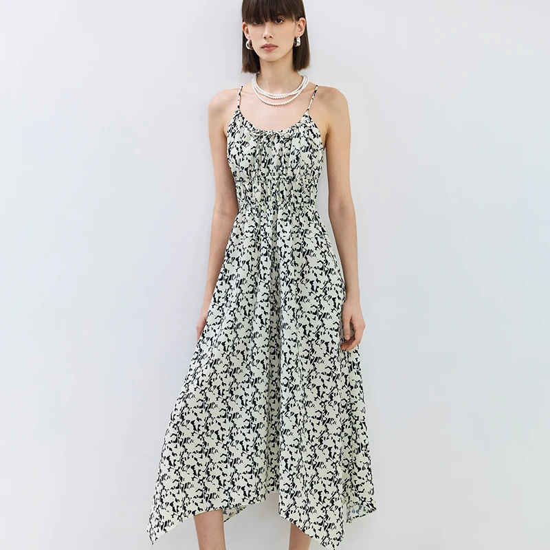 LILY夏新款女装连衣裙124229C7E85