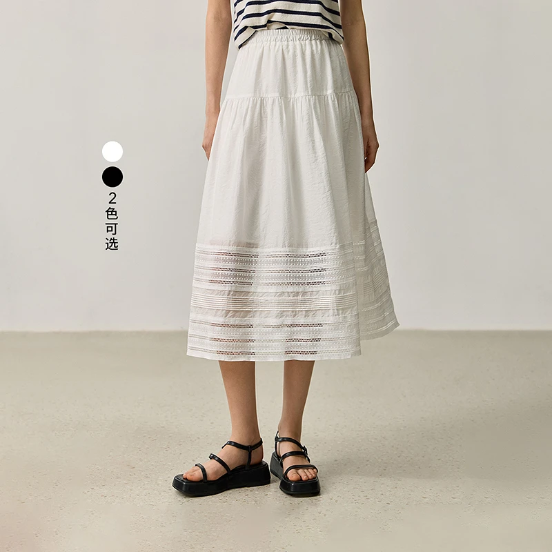 LILY2024秋新款女装半身裙124319C6932