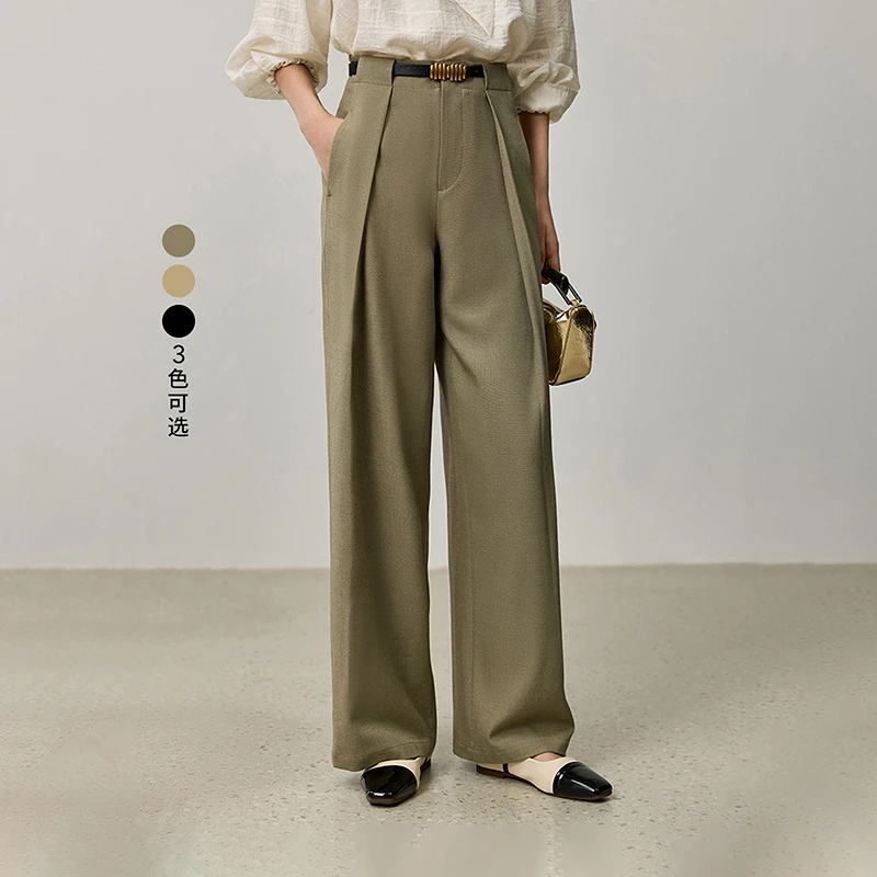 LILY2024秋新款女装裤子124349C5919