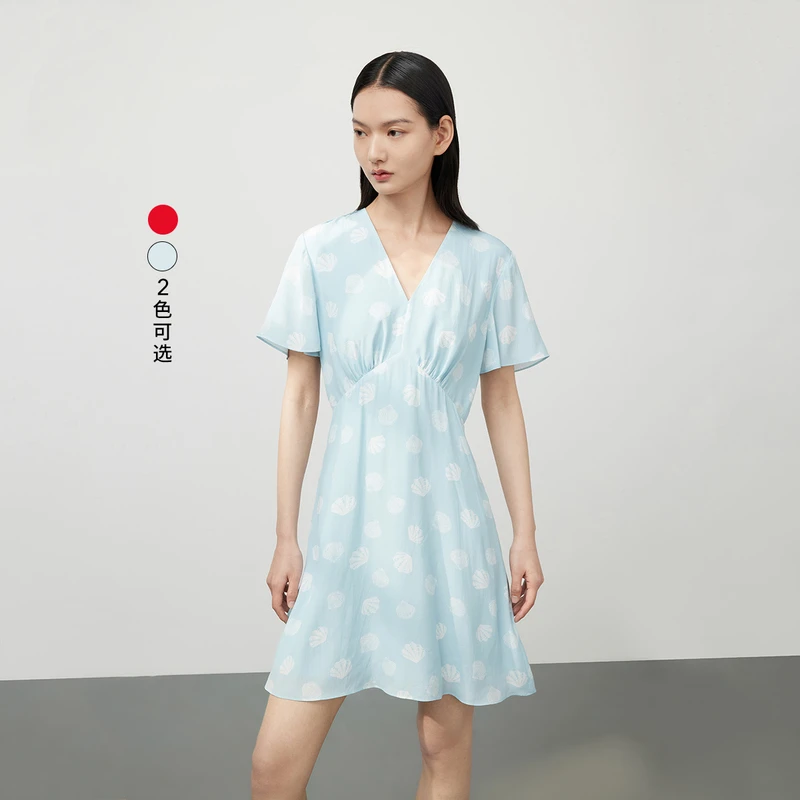 0098【赵老板专属】LILY2023夏新款女装连衣裙123250C7233