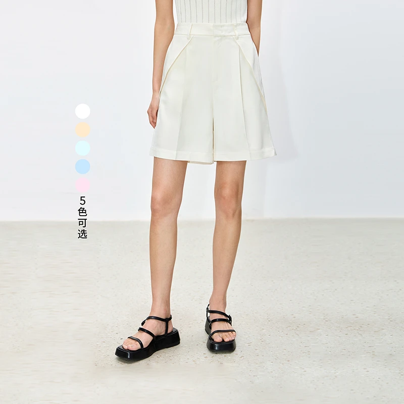 LILY2024夏新款女装休闲裤124229C5955