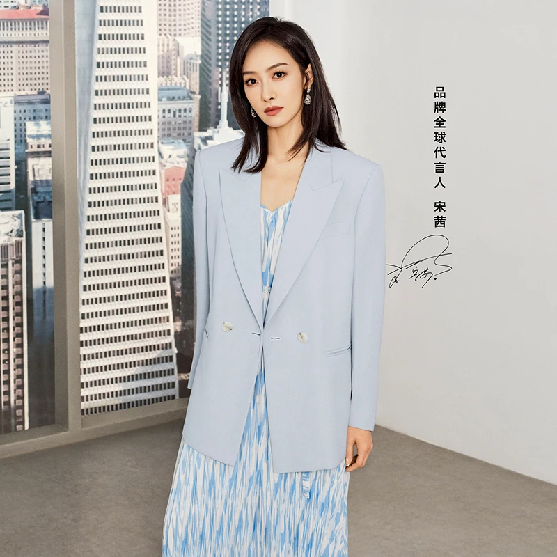 LILY2024新款女装西装124209C2927