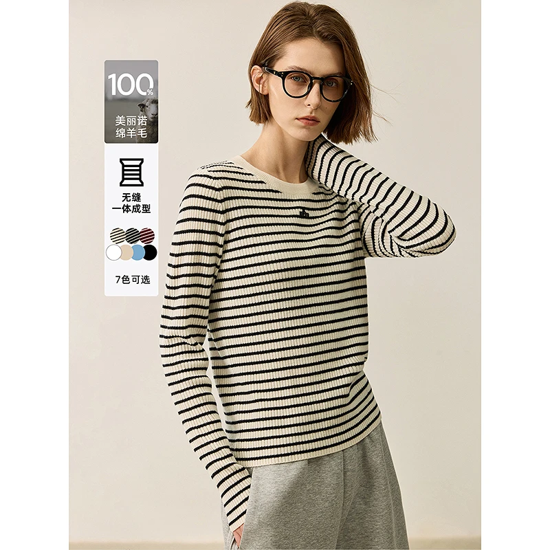 1456LILY2024冬新款女装毛针织衫124409TK992