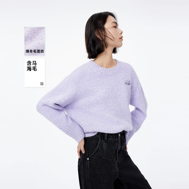 LILY2023冬新款女装毛衣123429TK967