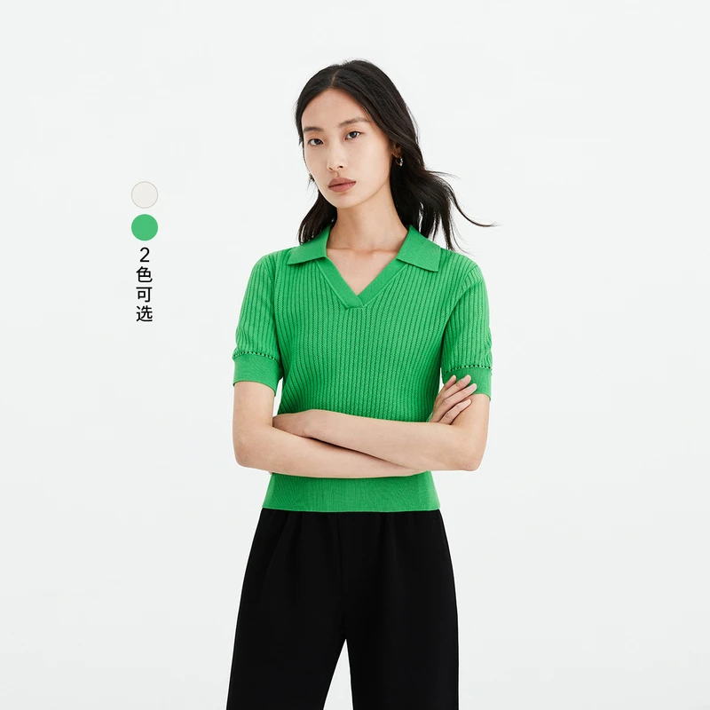 LILY2023夏新款女装毛衣123230TK323