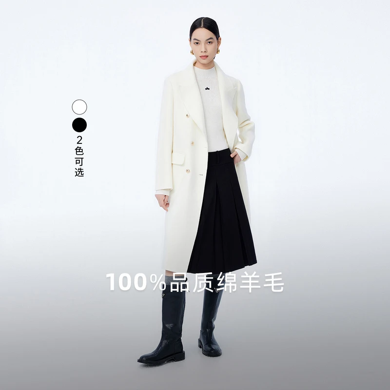 LILY2024冬新款女装毛呢外套123429FN975