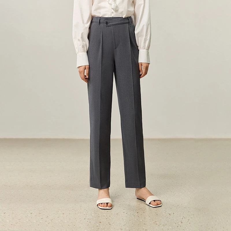 LILY2024秋新款女装裤子124329C5911