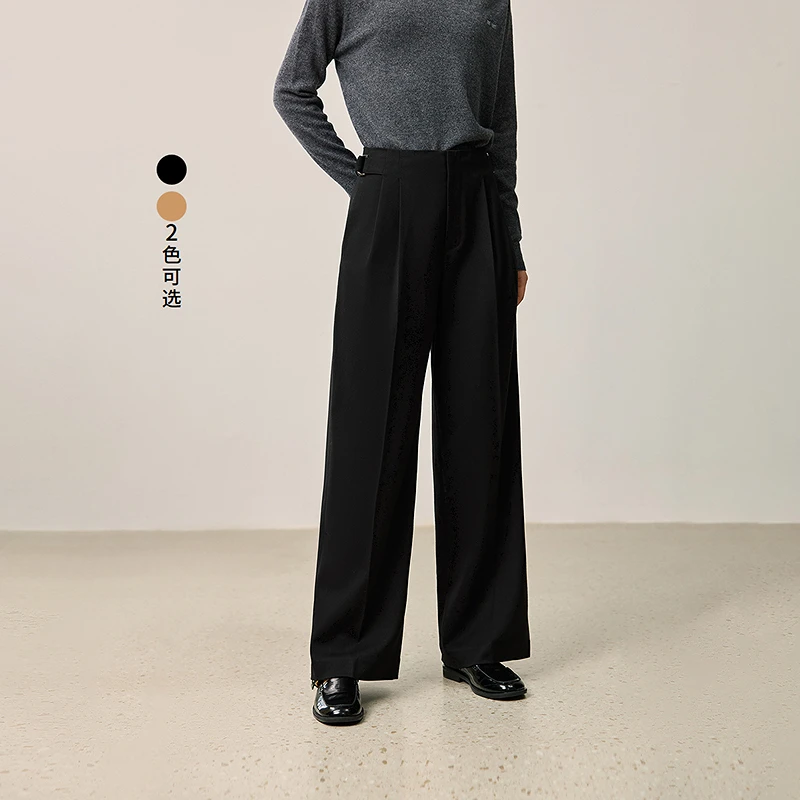 LILY2024冬新款女装裤子124419C5939