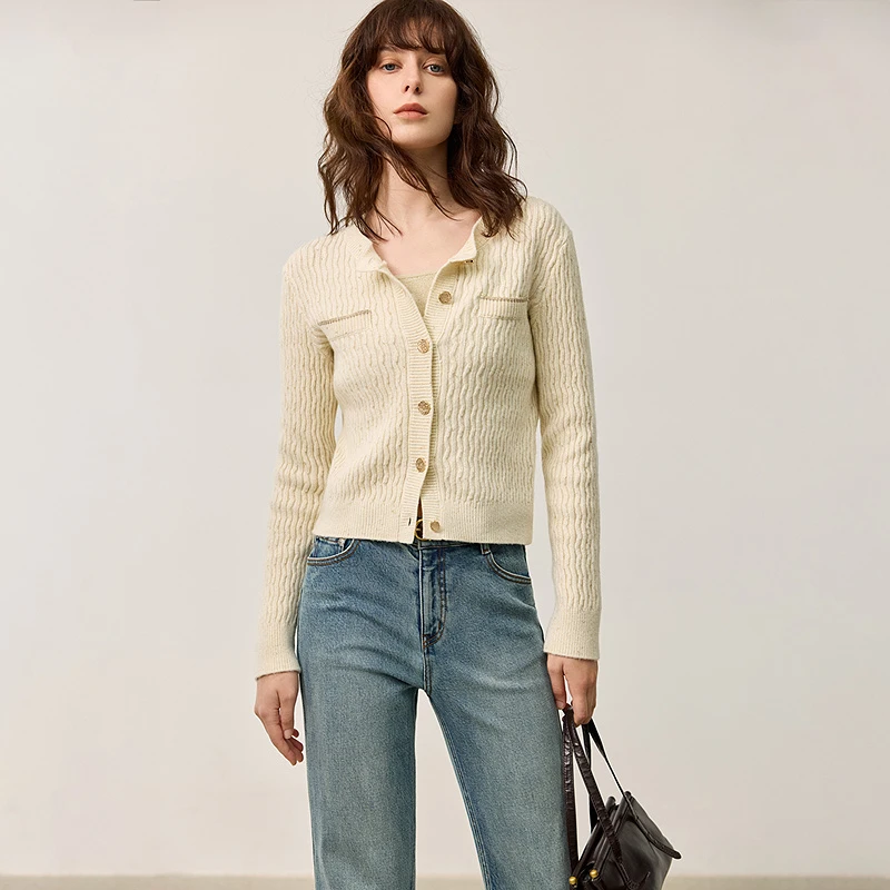 1086LILY2024秋新款女装毛针织衫124339TC939