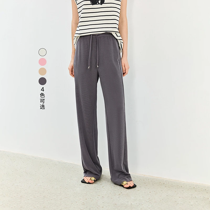 0380LILY2024夏新款宽松垂感多色空气裤124249V5988