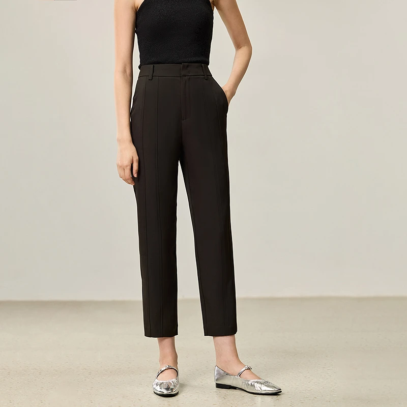 LILY2024秋新款女装裤子124329C5946