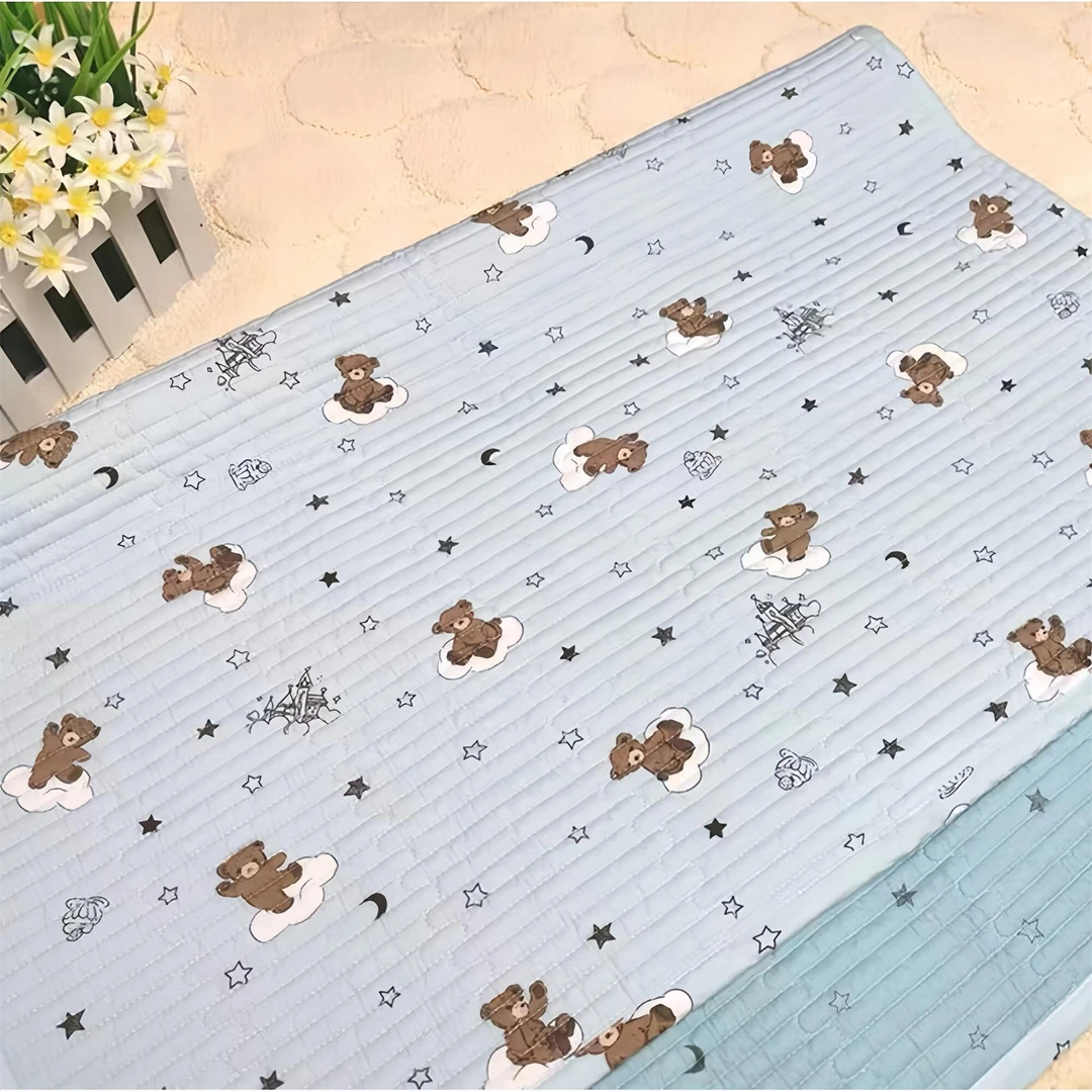 AGIROOM 韩版儿童纯棉床垫子【规格：120*150cm】   双面、绗缝、透气