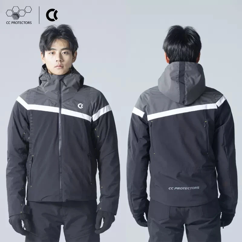 CC 骑行服男款冬天防寒机车赛车护甲衣防摔防风3068