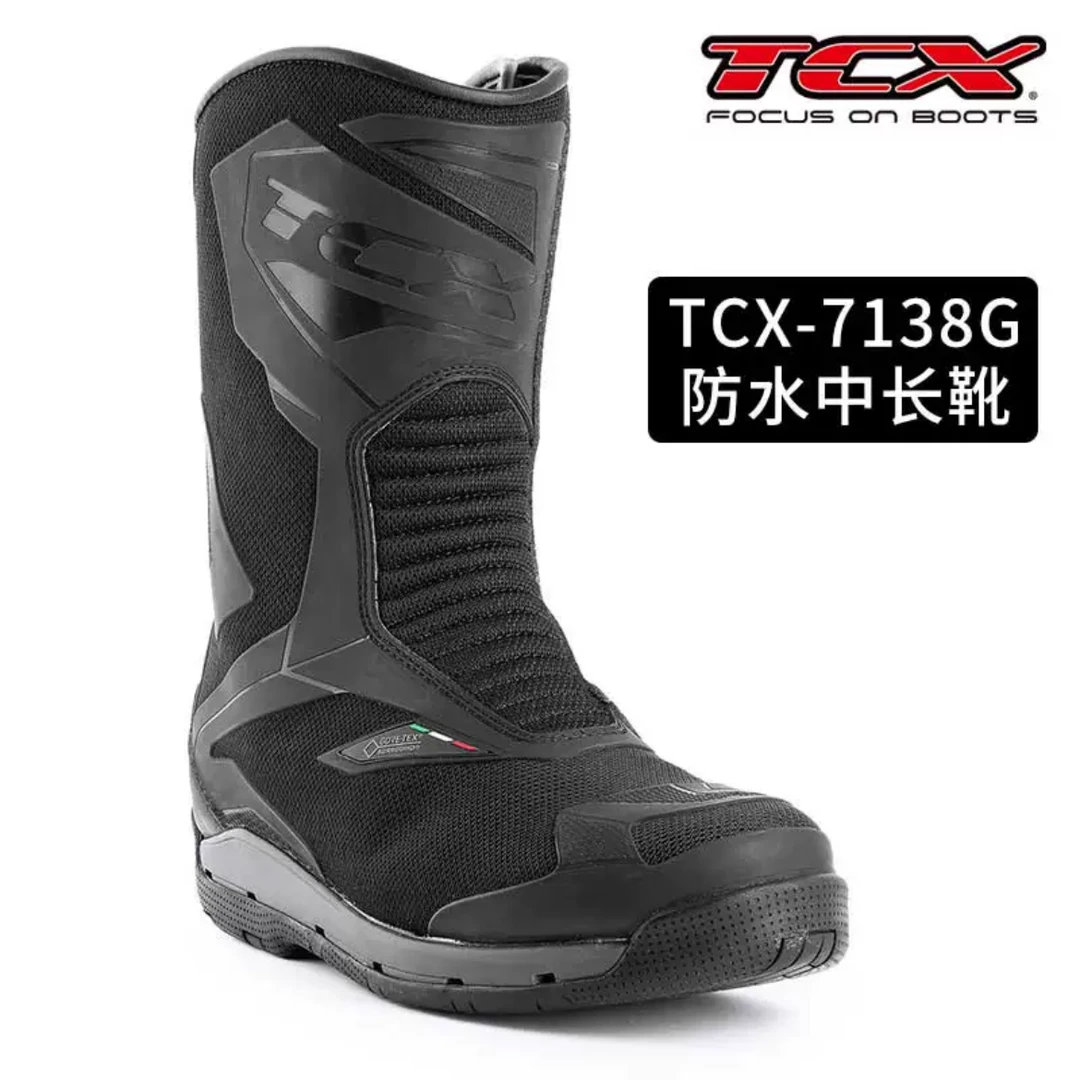GORE-TEX防水透气意大利TCX摩托车拉力靴骑行鞋长途摩旅机车7138G