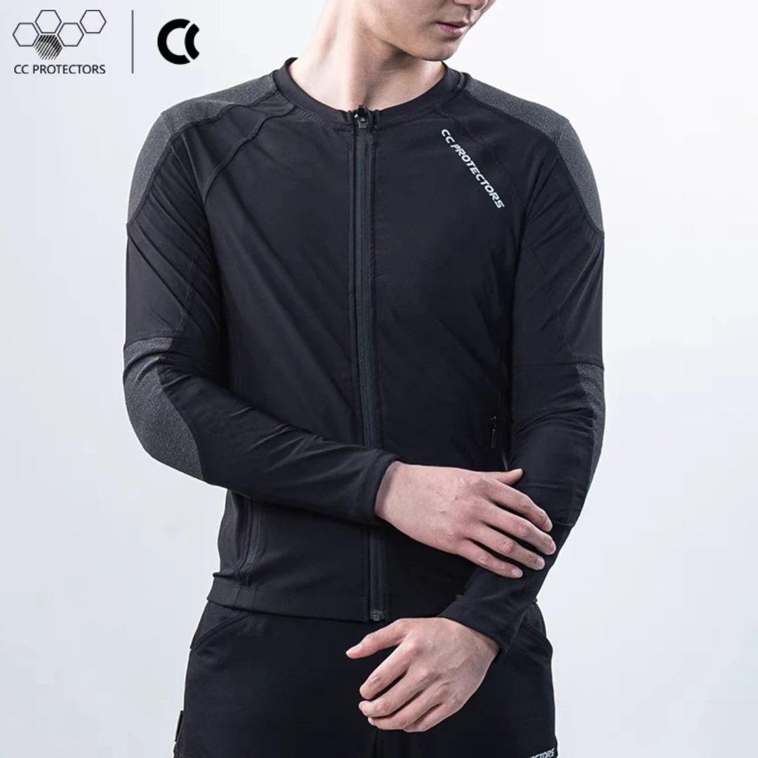 CC 3088摩托车夏季护甲衣透气防摔耐磨透气龙鳞骑士防晒骑行服