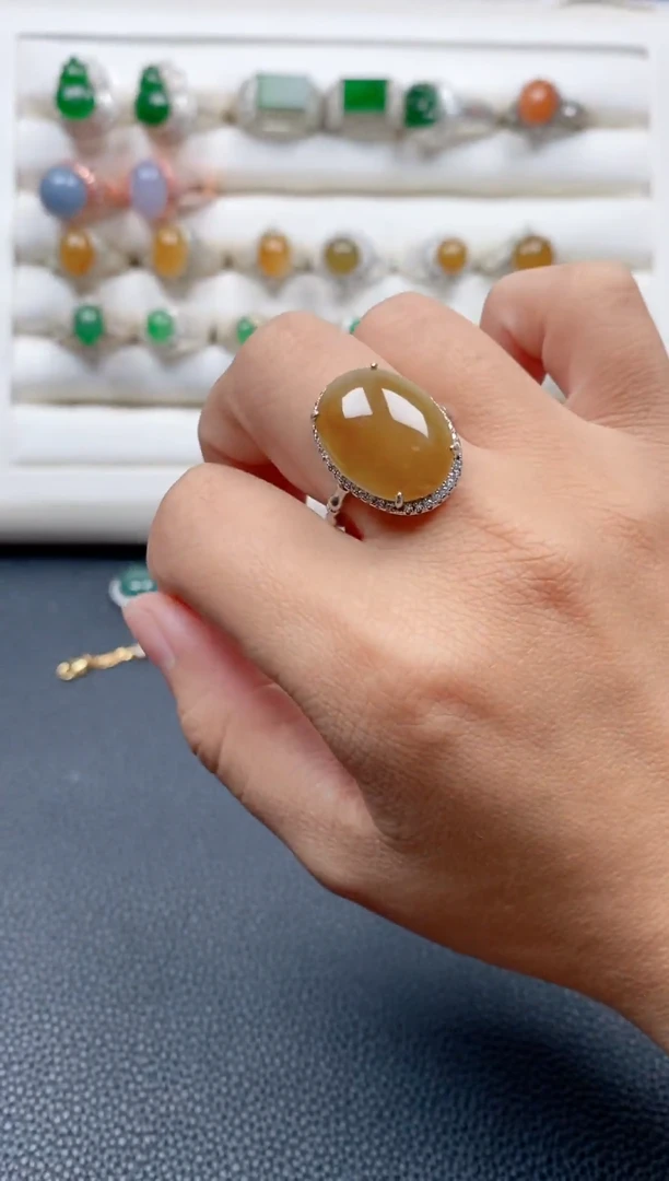 【闪购商品】翡翠珠宝奇石银S925镶嵌1