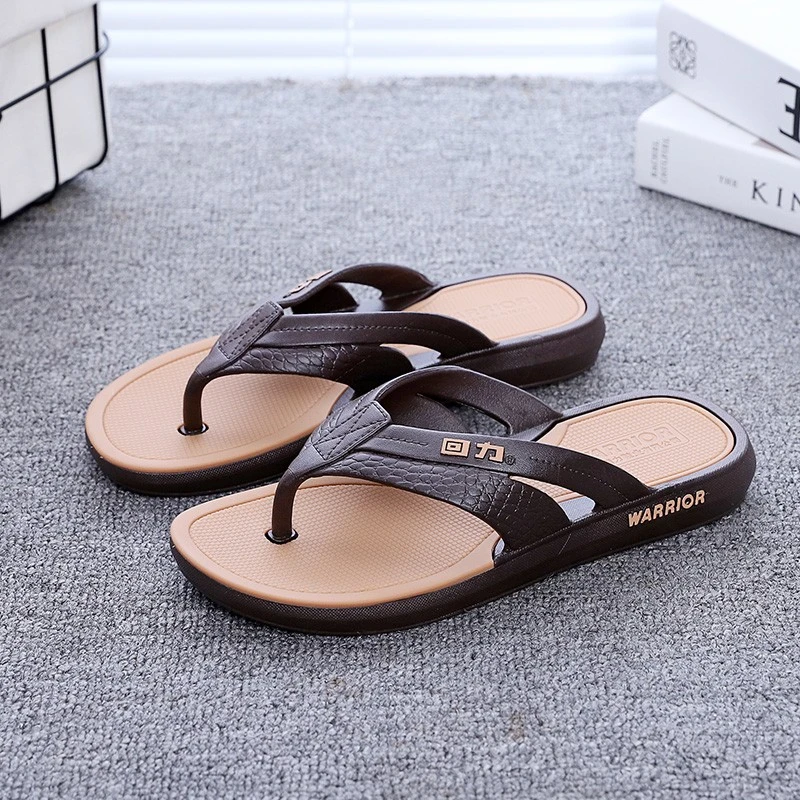 新款回力上男士休闲夏季家用软底男人字拖居家可外穿沙滩一字拖鞋
