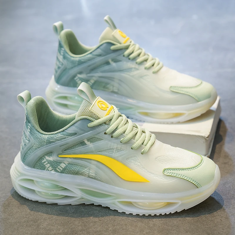 莆田男鞋秋冬透气厚底减震气垫青少年运动鞋增高防滑休闲老爹潮鞋