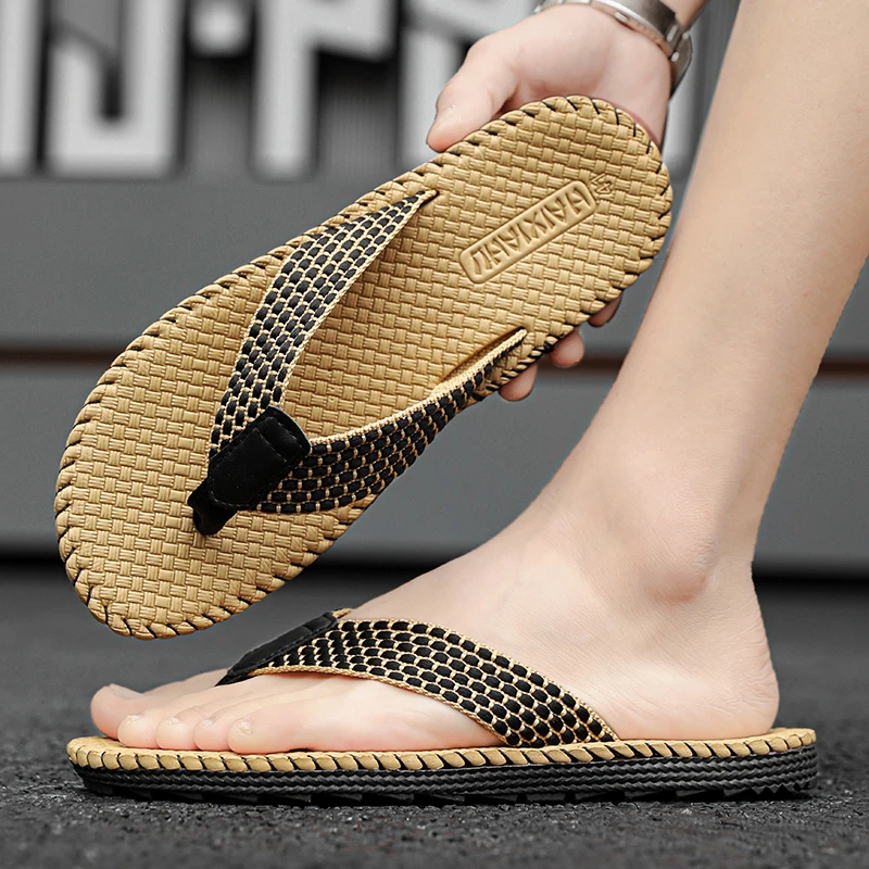 泰国人字拖男2025新款夏季外穿防滑运动夹脚拖鞋越南耐磨沙滩凉拖