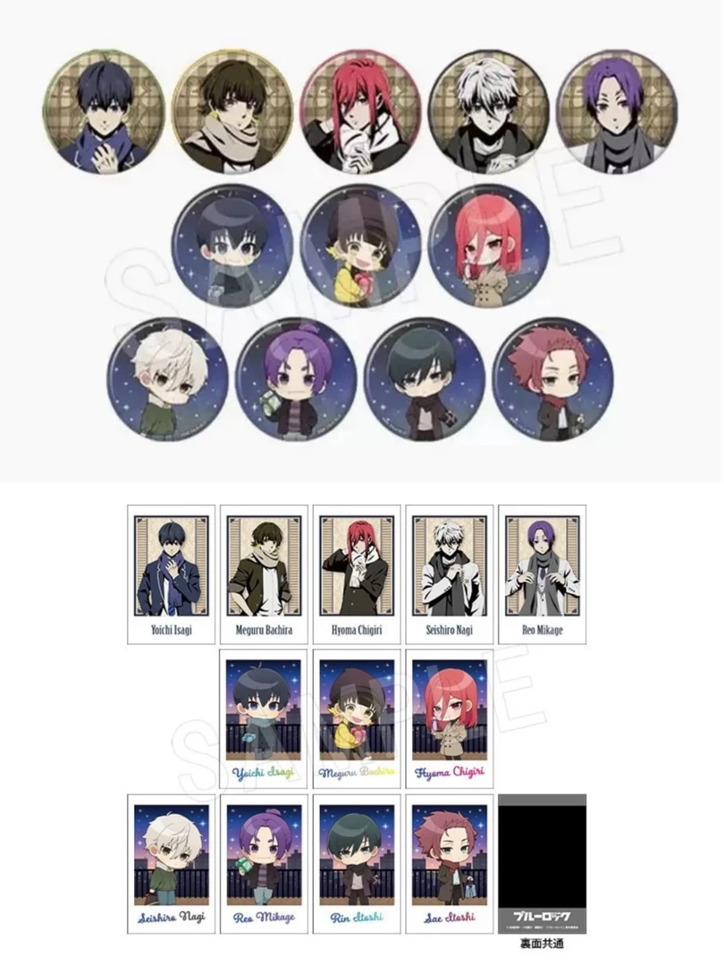 【蓝色监狱】蓝锁中外矿业冬日系列吧唧徽章拍立得-拍下默认代拆