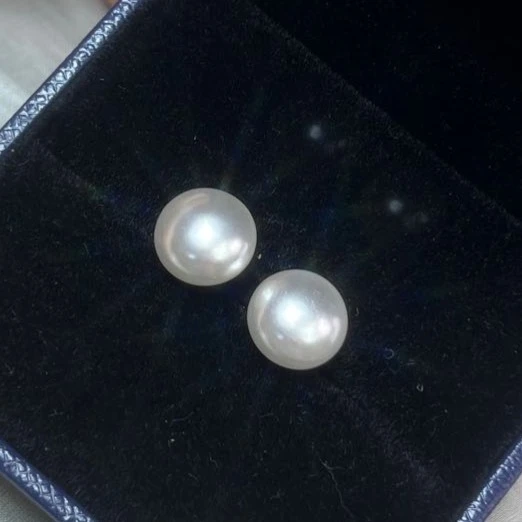 铜合金耳饰 98号简单时尚珠珠8mm耳钉小巧饰品简约百搭潮流轻奢