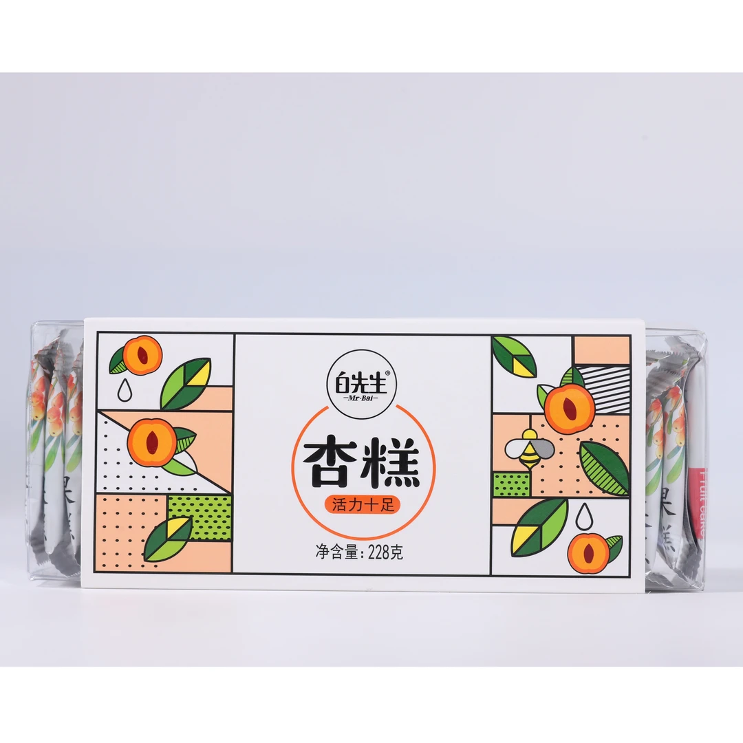 【白先生】山西特产杏糕休闲食品解馋办公室零食酸甜糖果果糕228g