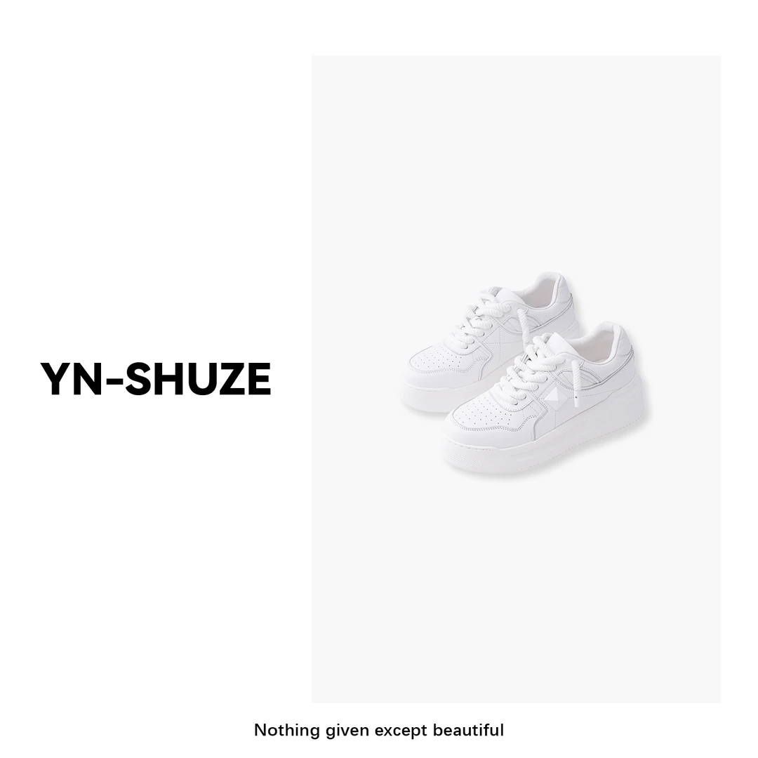 YN-SHUZE日常百搭小白鞋平底鞋SZ-YNB-11085