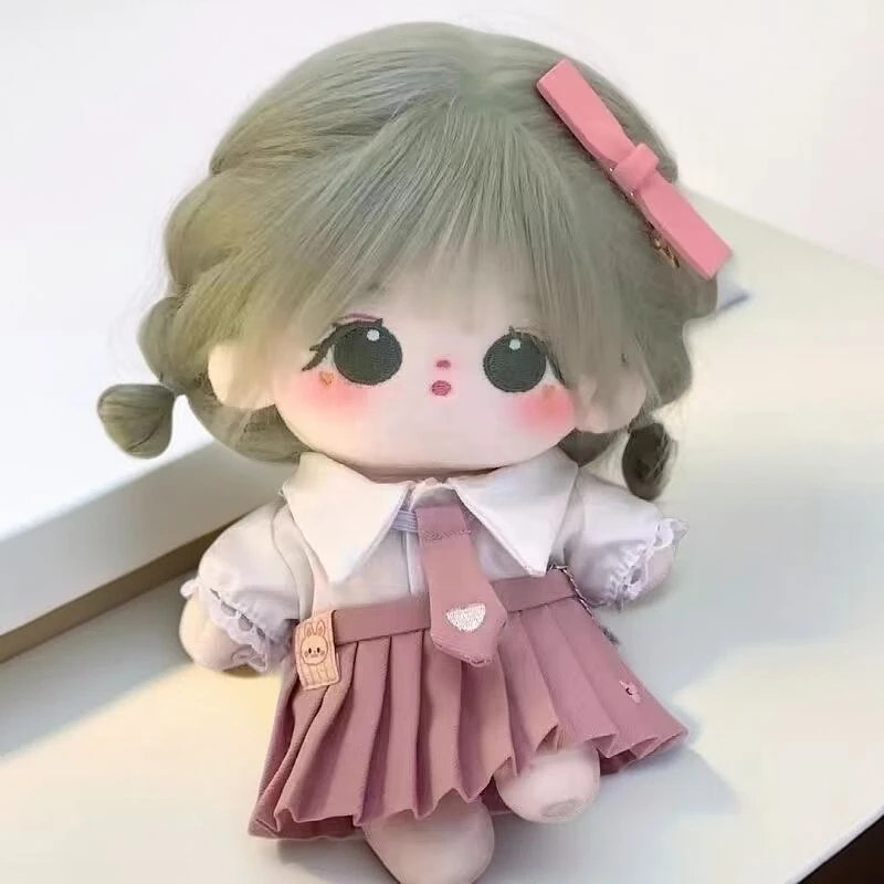 棉花娃娃丸菜20cm毛绒公仔女娃无属性人形玩偶送女生同学闺蜜礼物