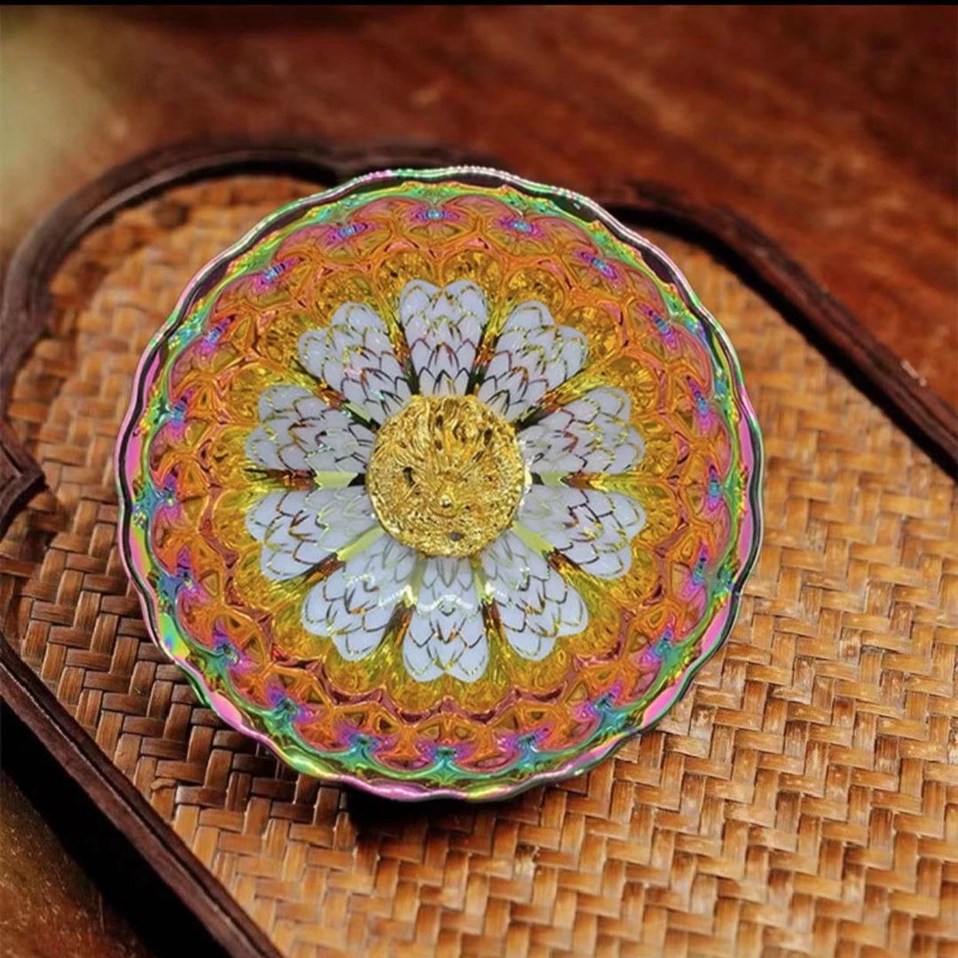 七彩梦幻龙鳞甲 茶杯