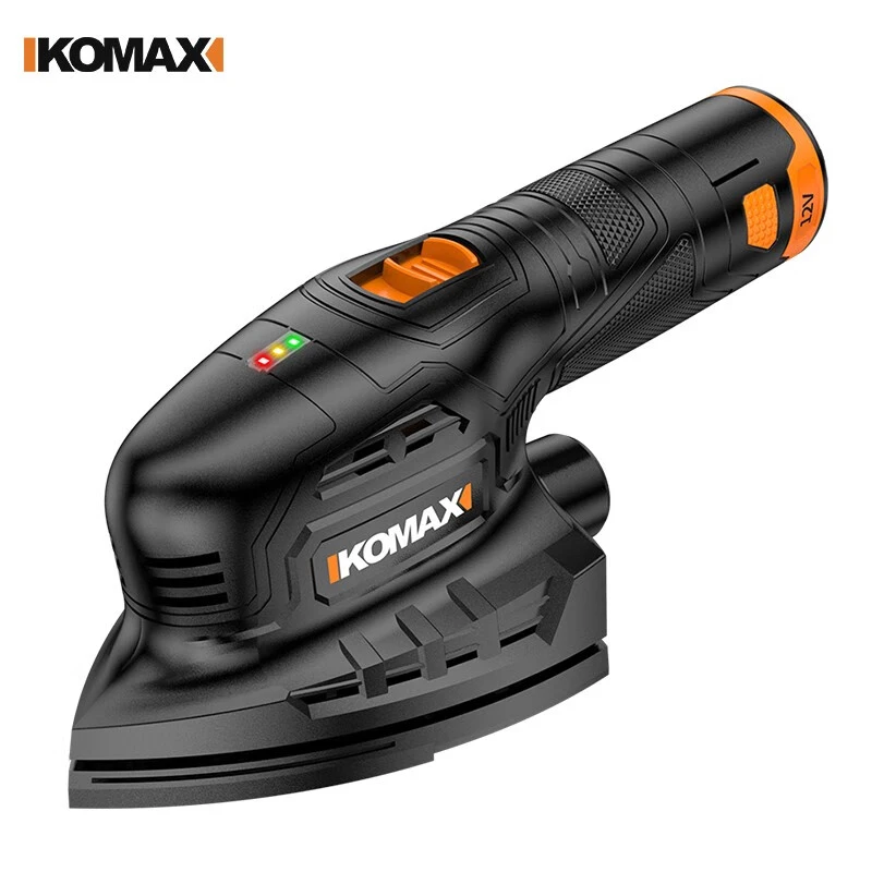 德国KOMAX锂电平板砂光机地板墙面打磨机木工木板抛光砂纸腻子电
