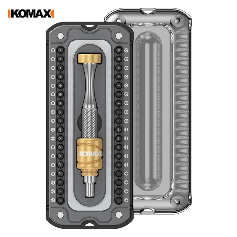 德国KOMAX精密螺丝批多功能手机电脑笔记本眼镜维修组套螺丝刀套