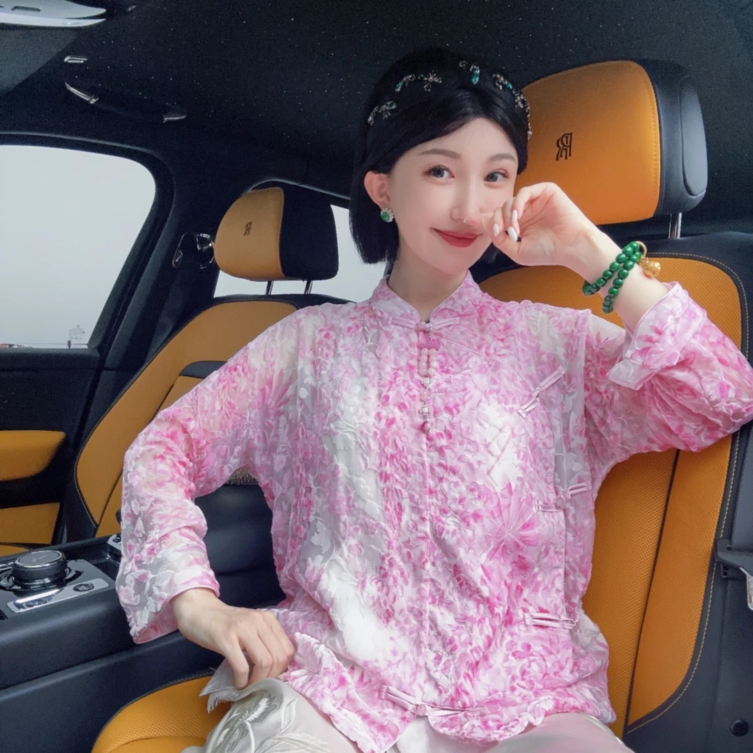 Betty Bairn【烟雨落梅】新中式国风上衣24A-BW1591