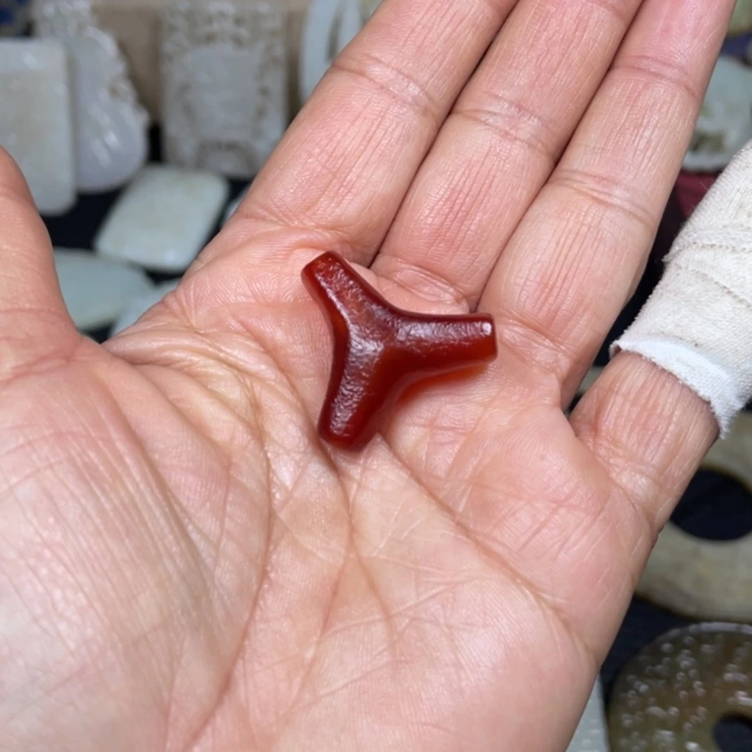 【闪购商品】玛瑙/玉髓三通合金