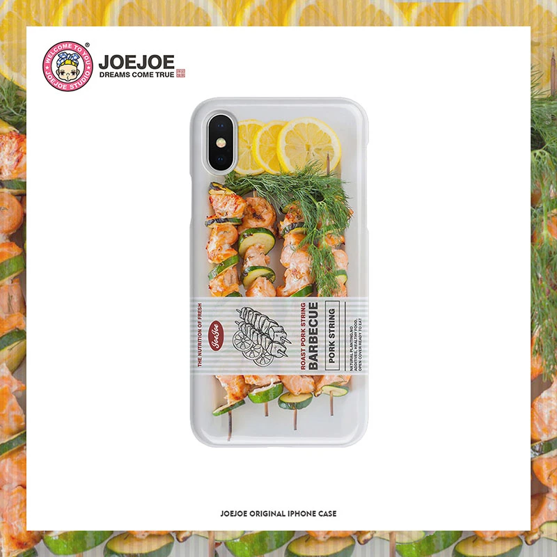JoeJoe原创适用于苹果iphone Xs Max烤串手机壳8Plus硅胶11Pro/XR