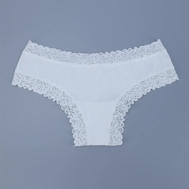 imbella欧美低腰蕾丝性感bikini纯棉半包臀运动无痕三角裤女内裤