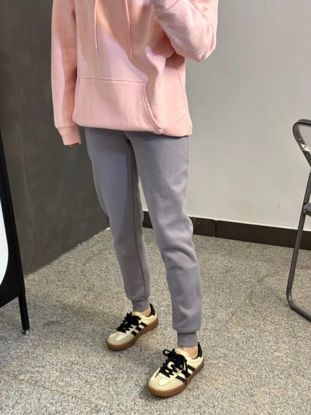 A147173小个子冬日洋气加绒加厚百搭加厚冬季休闲裤